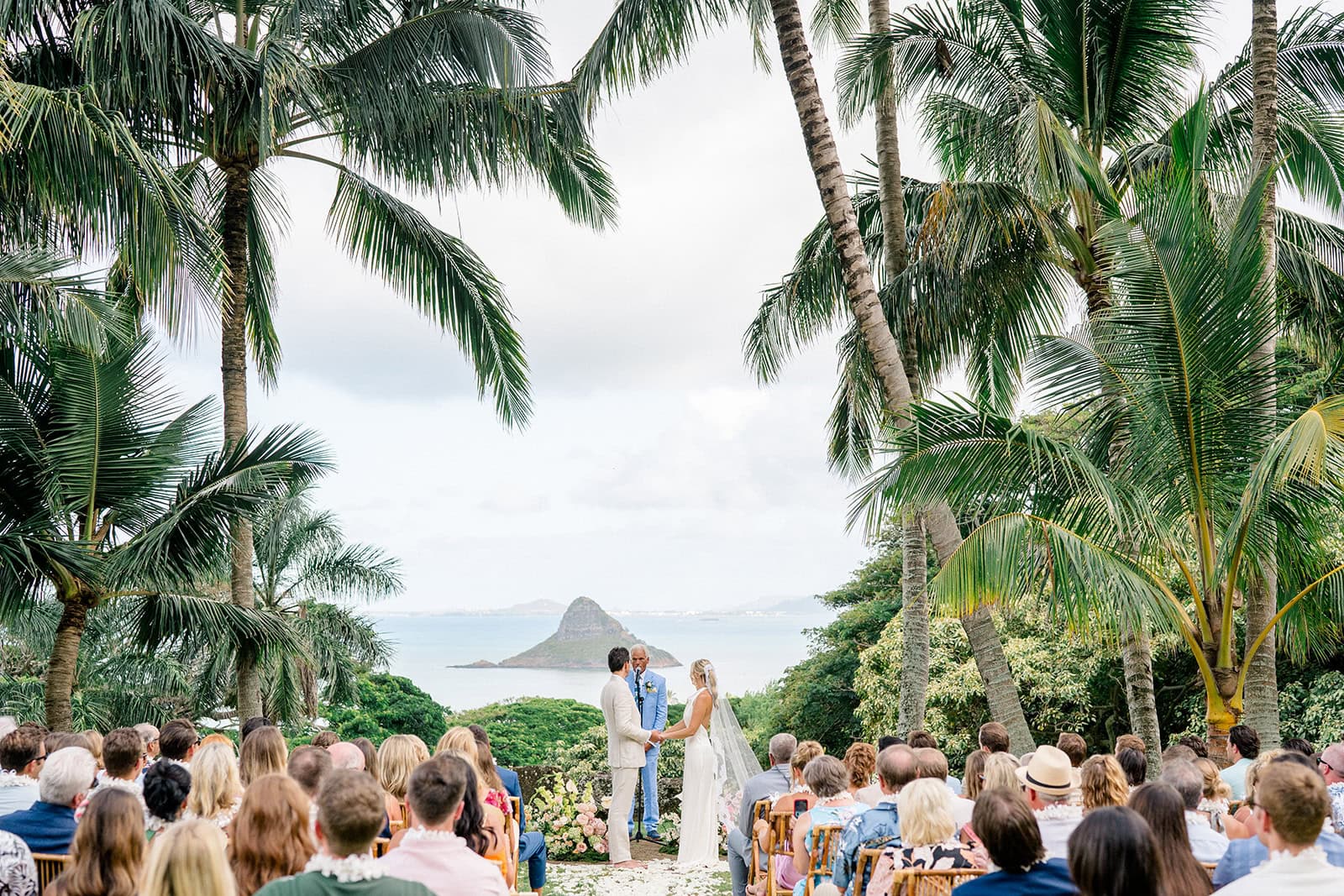 Oahu wedding venue Kualoa Ranch ceremony