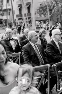 guests at the Royal Hawaiian Wedding