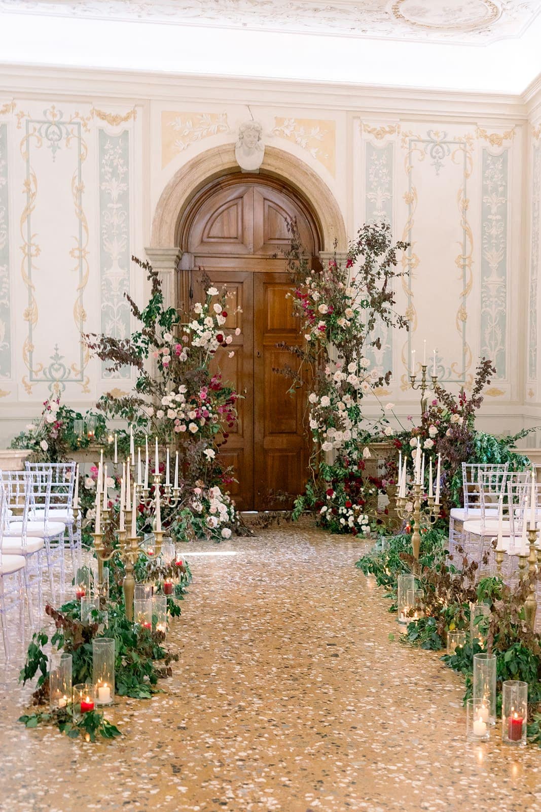 Floral wedding photoshoot