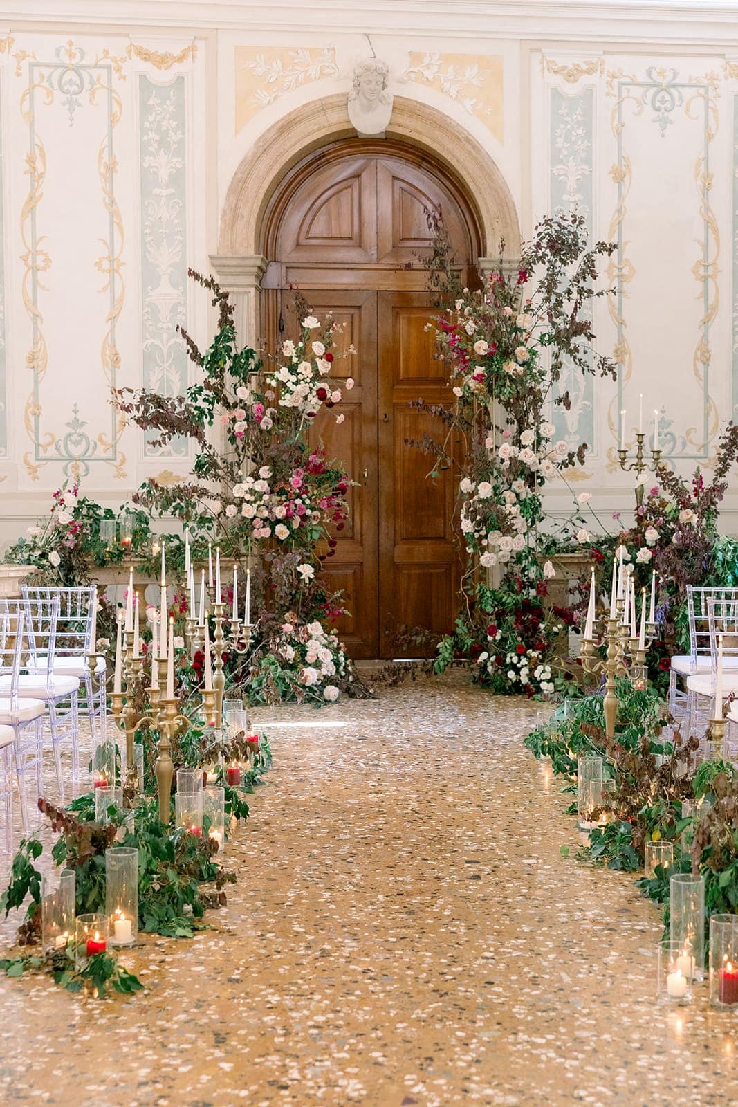 Floral wedding photoshoot