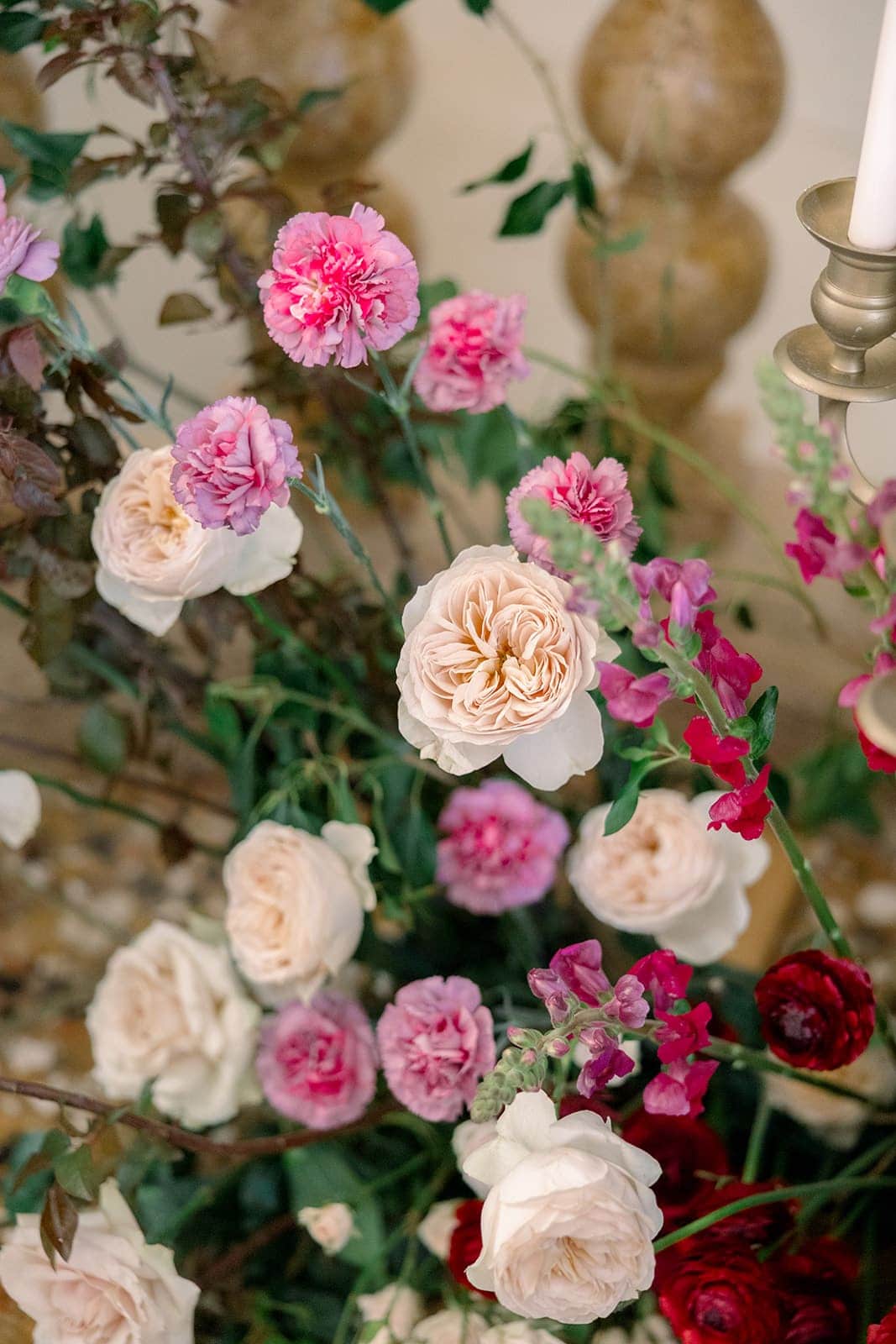 Floral wedding photoshoot