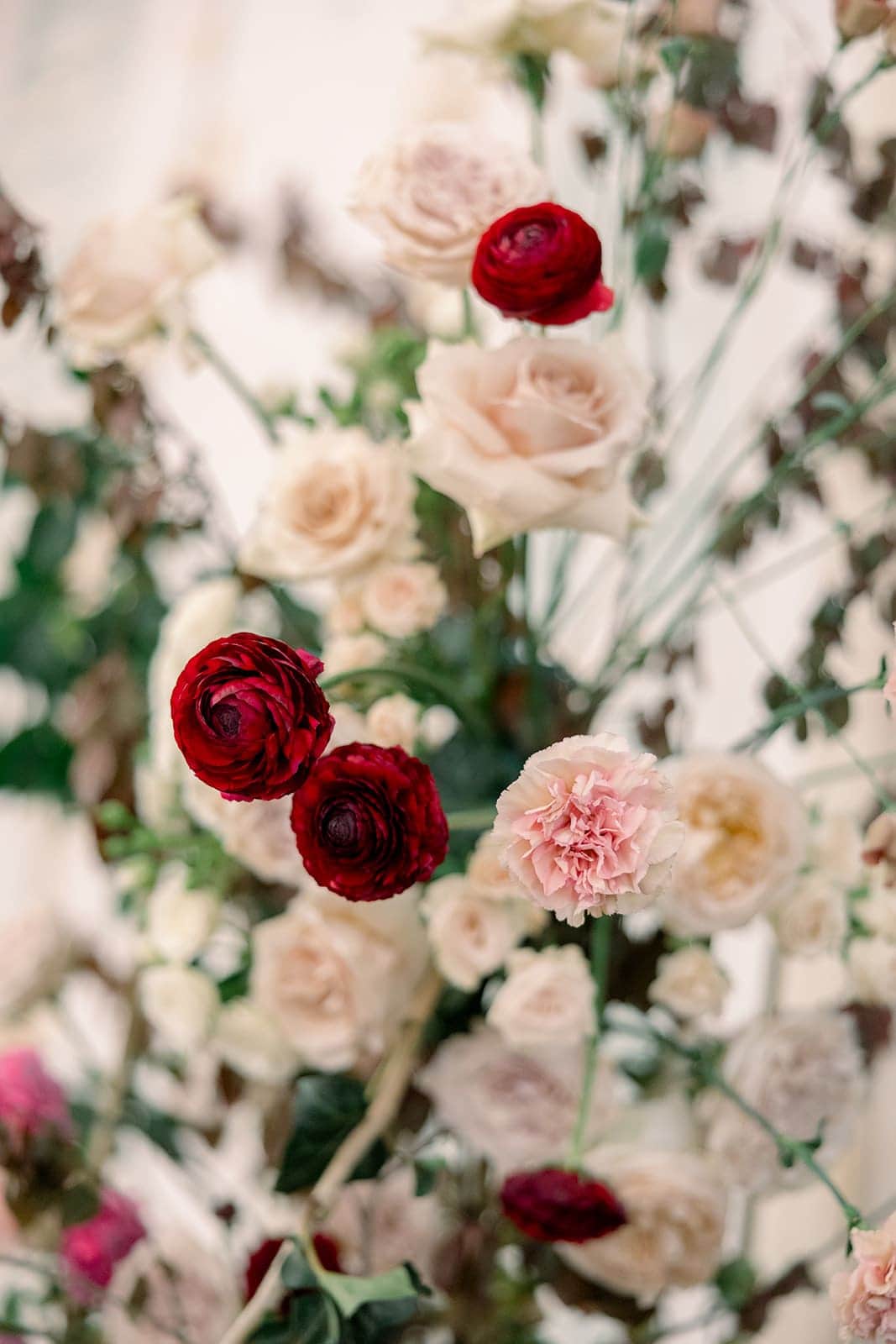 Floral wedding photoshoot