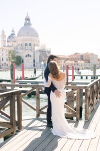 Couple Romantic wedding shoot in Italy wedding venue