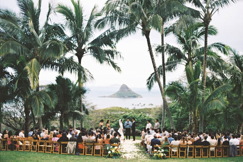 Kualoa Ranch Wedding venue ceremony